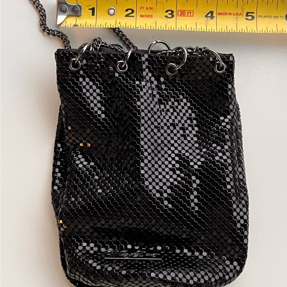 Whiting & Davis Crossbody black mesh bag, NWOT. - Picture 2 of 7